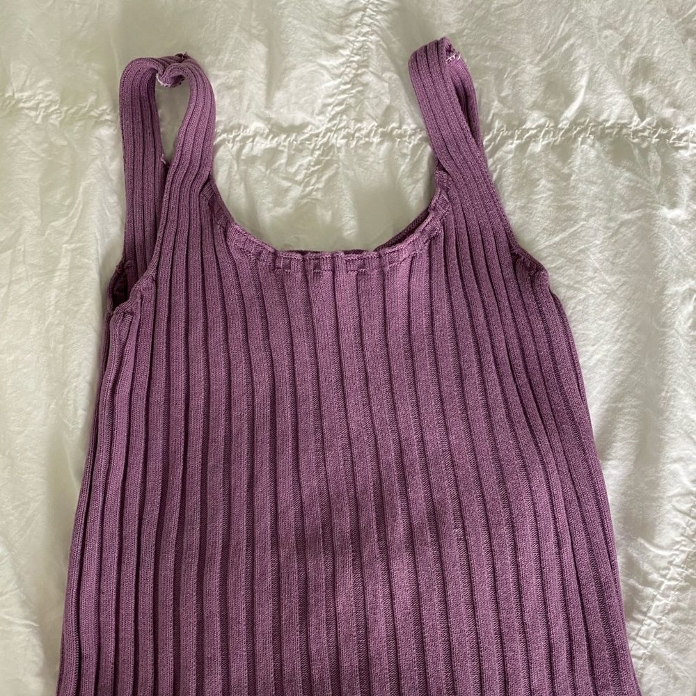 SHEIN ribbed crop tank size small